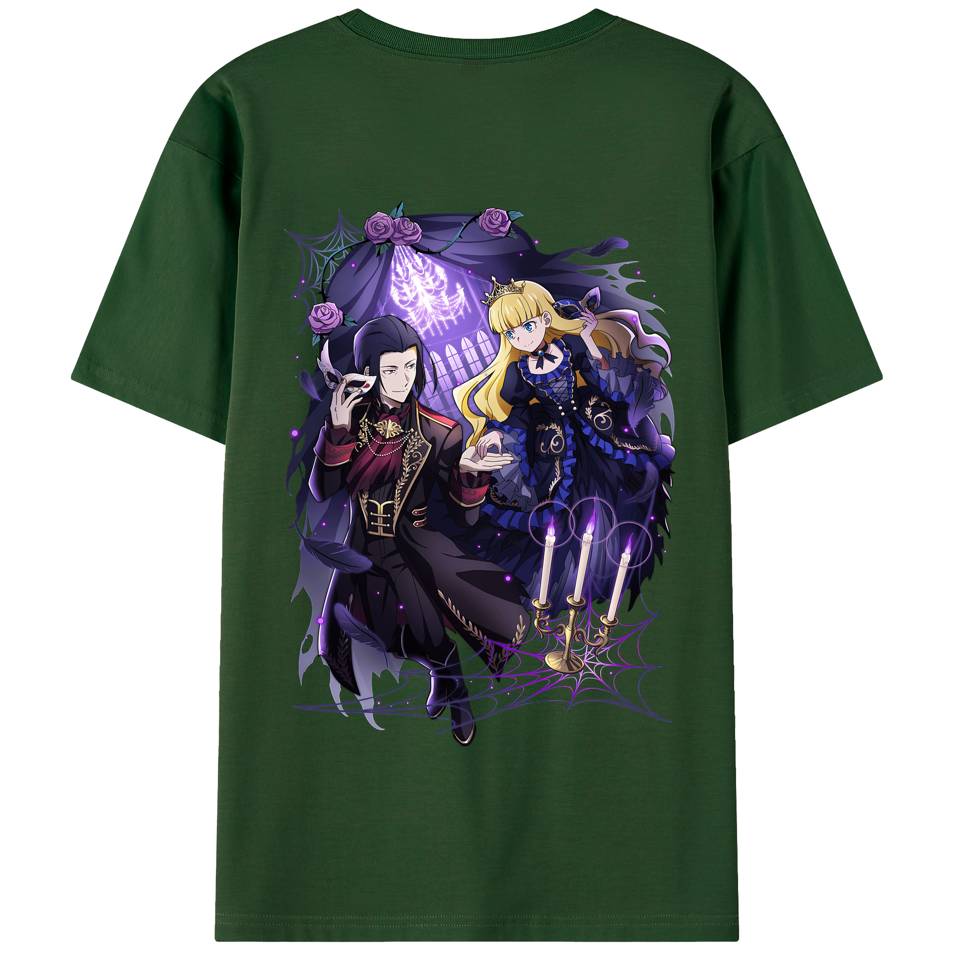 （画像用） 文豪ストレイドッグス Bungo Stray Dogs 綿100％半袖Tシャツ（背面プリント）